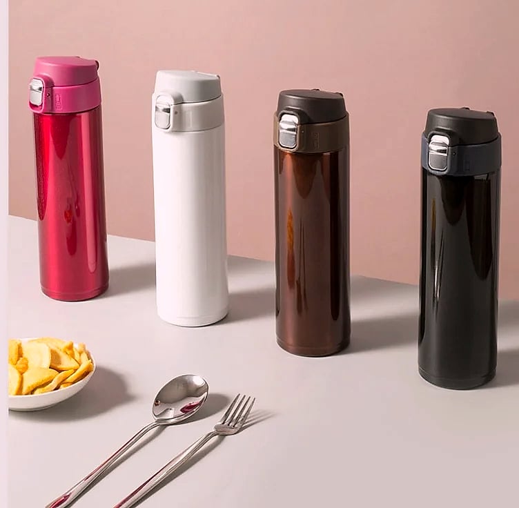 500ml Stainless Steel Thermos Cup with Carry Rope