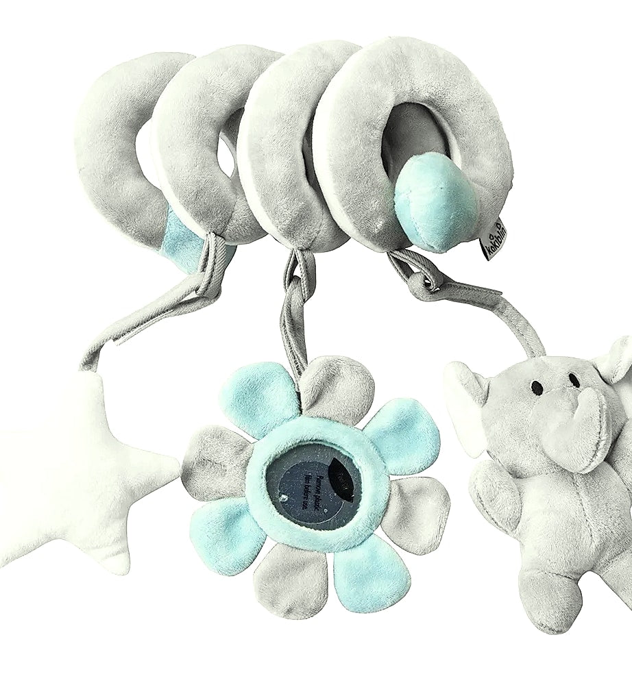 QWZ Infant Spiral Activity Hanging Toys for Car Seat Stroller Crib