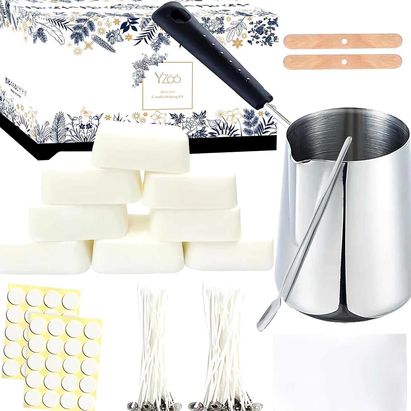 Candle Making Kit for Adults and Beginners, Candle Making Supplies Include Soy Wax
