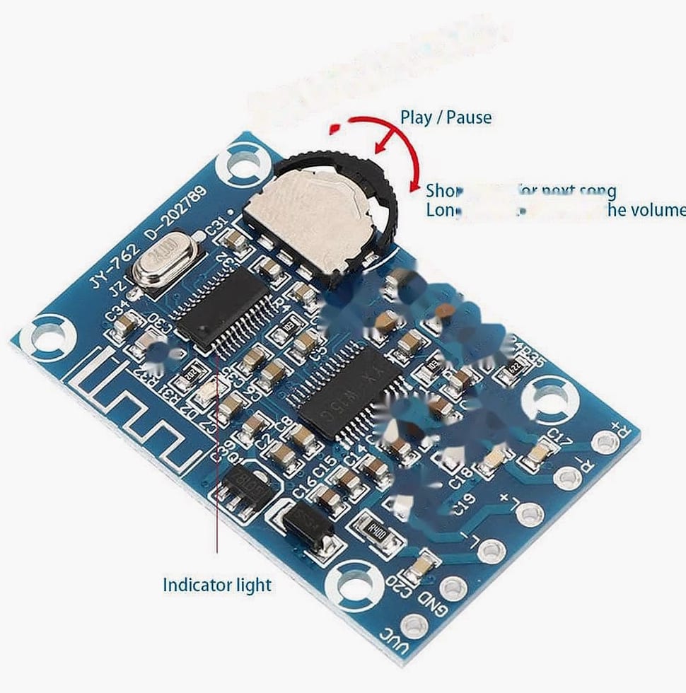 Digital Audio Amplifier Board 15+15W 5.0 Volume Control