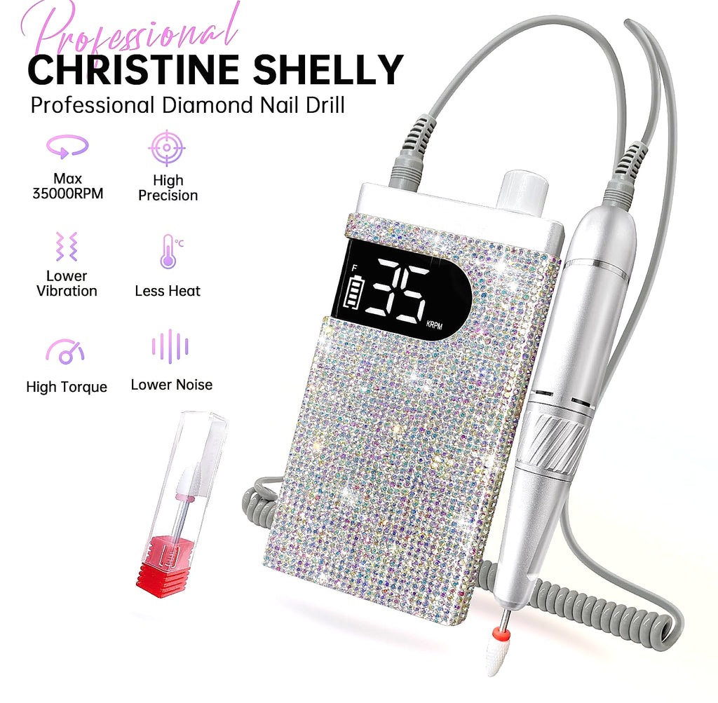 Christine Shelly UV Nail Lamp and Electric Nail Drill Manicure Kit