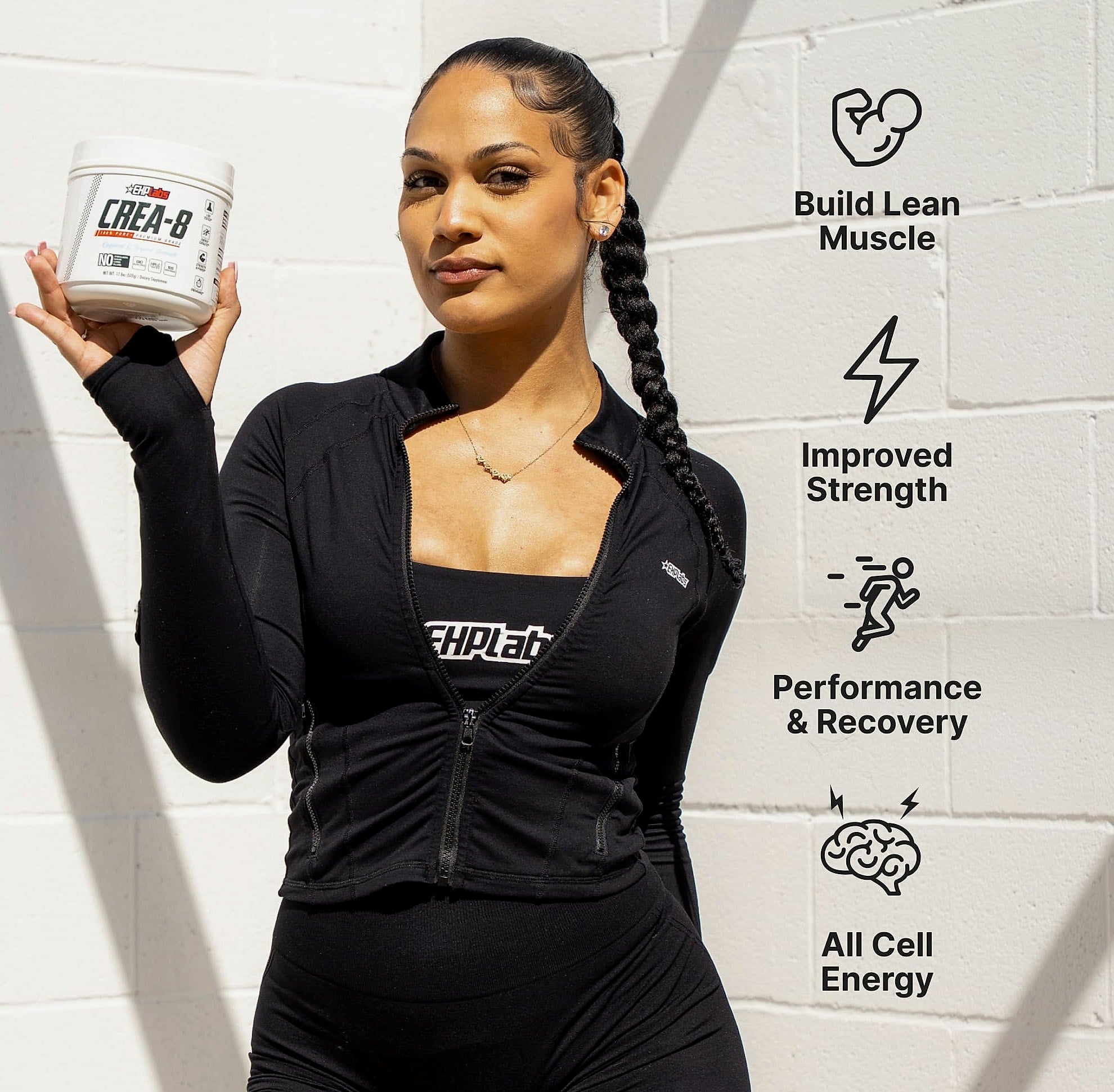 EHP Labs CREA-8 Micronized Creatine Monohydrate Powder 500g