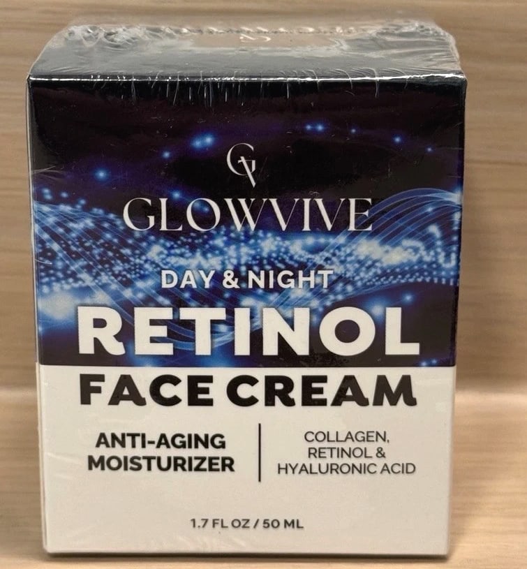 Glowvive Retinol Face Cream - Day & Night Anti-Aging Moisturizer Set Of 2