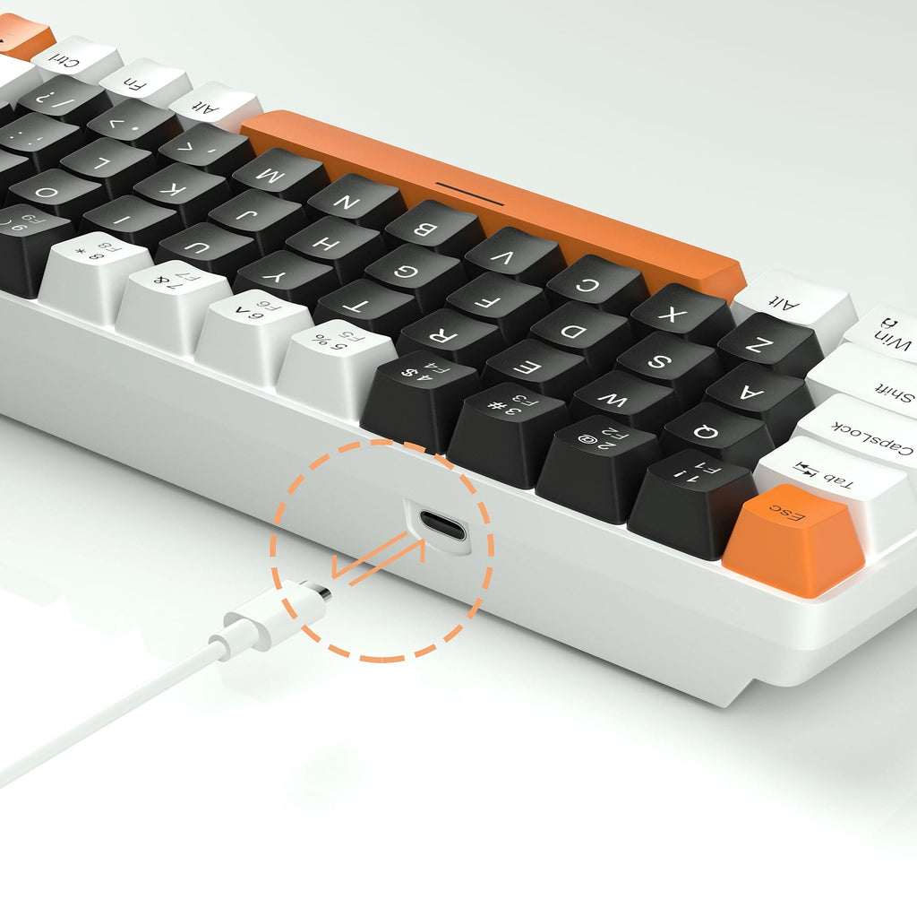 MageGee MK-Box 68-Key Mechanical Gaming Keyboard Compact