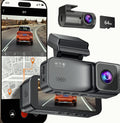 Kankeirr 4K/2.5K Dual Dash Cam with GPS and 64GB Card