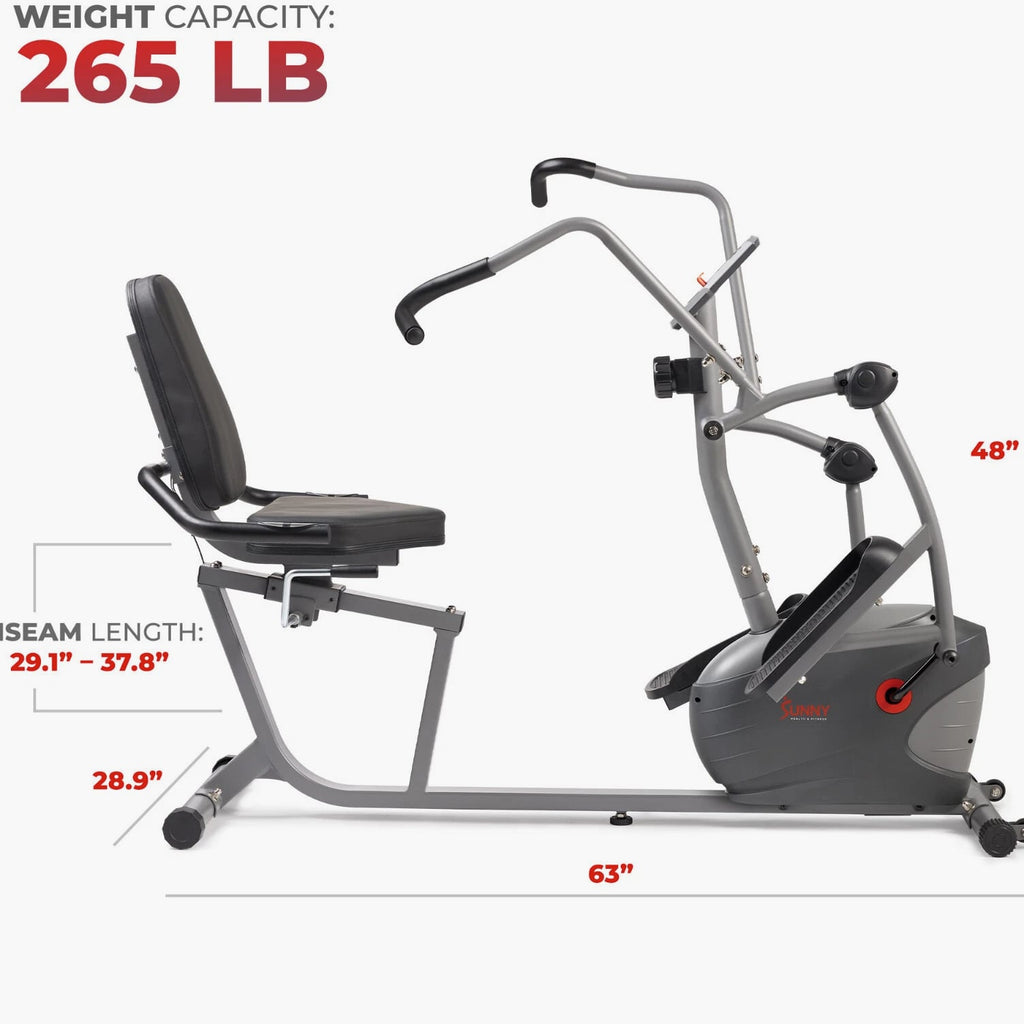 Performance Interactive Series Recumbent Cross Trainer Elliptical - SF-RBE420035