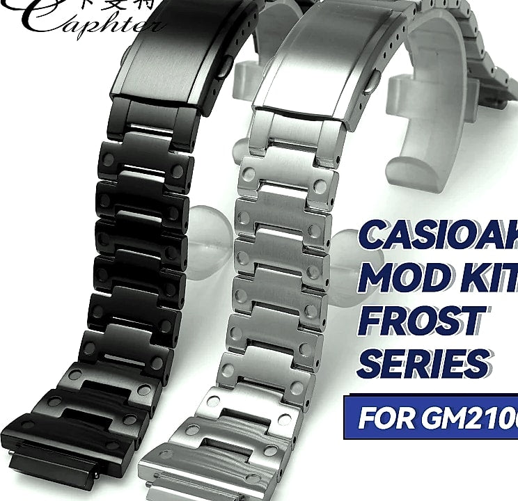 Caphter GM-2100 Metal Watchband Stainless Steel Bracelet