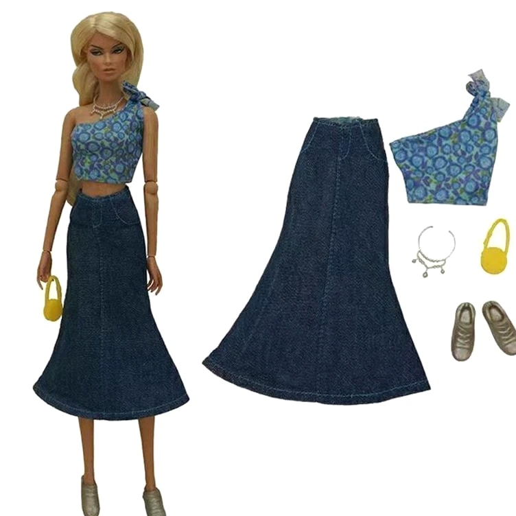 Doll Clothes Outfits Set Shirt Coat Jacket Skirt Dress Pant Accessory 11.5" Doll