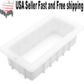 Rectangular Silicone DIY Rectangle Loaf Soap Mold 39 oz