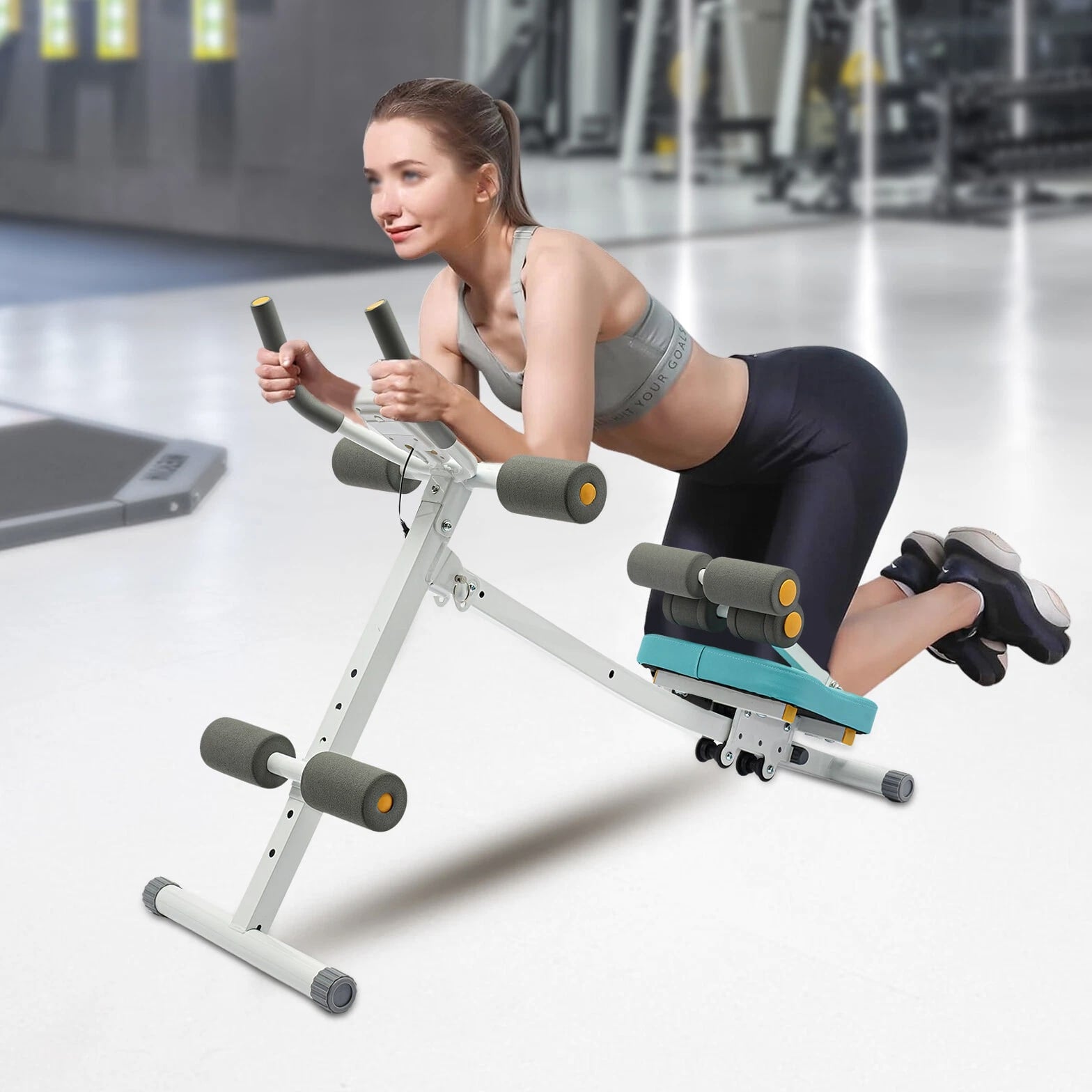 2 In 1 Abdominal Fitness Exercise Mchine Supine Board Training Equipment Home