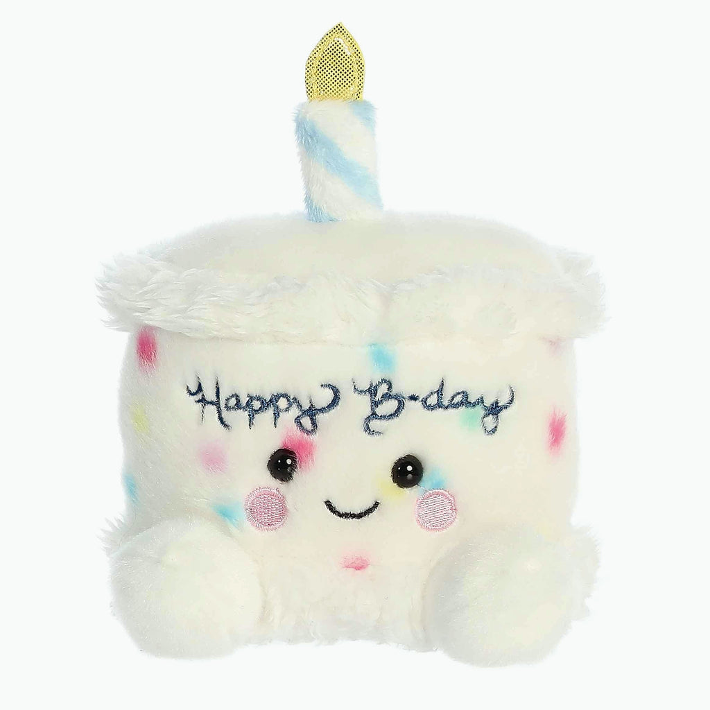 Aurora Palm Pals Happy B'Day Cake Stuffed Animal 5.5 inch
