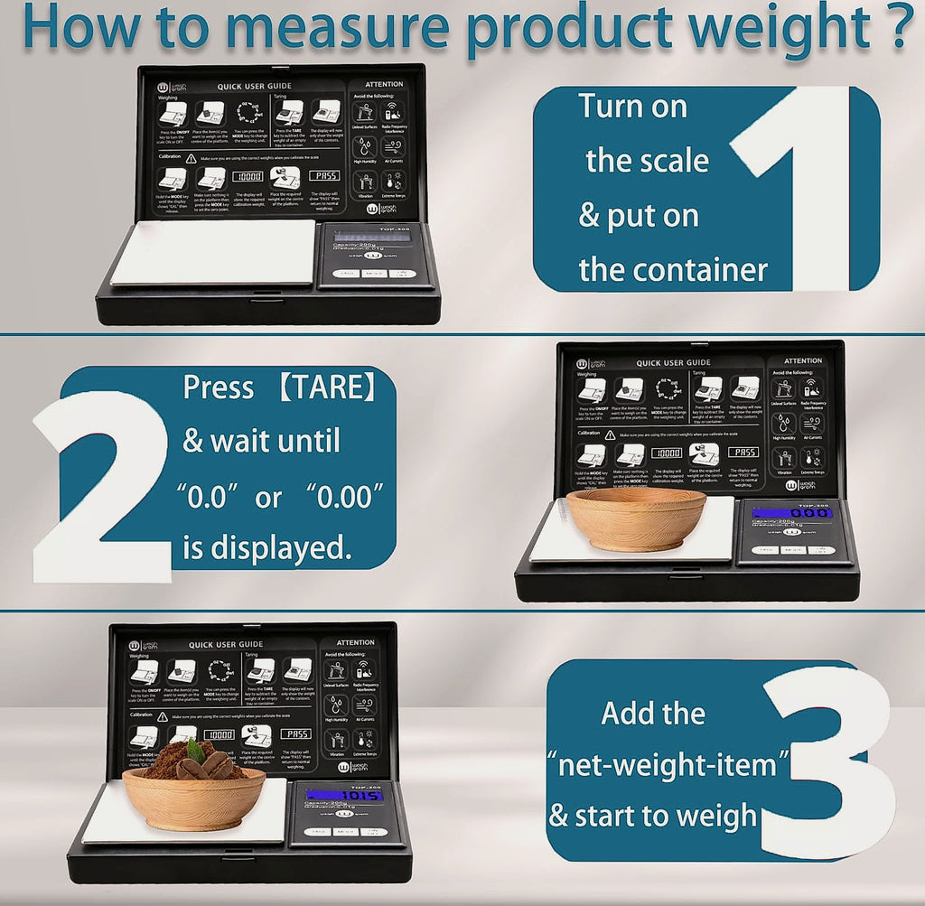 Weigh Gram 200g Digital Pocket Scale with 0.01g Accuracy
