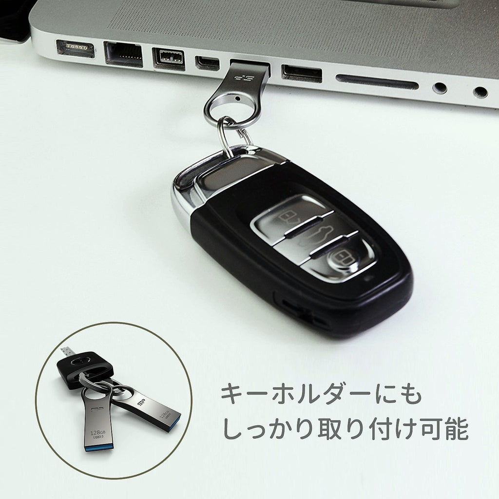 Silicon Power 128 GB USB 3.1 / USB 3.0 Flash Drive, Zinc Alloy Body, Waterproof, Dustproof, Shockproof, PS4 Compatible