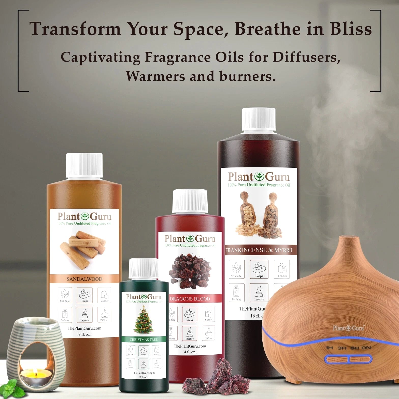 Fragrance Oil 2 oz For Candle Soap Incense Making Burners Scented Oils Bulk Lot