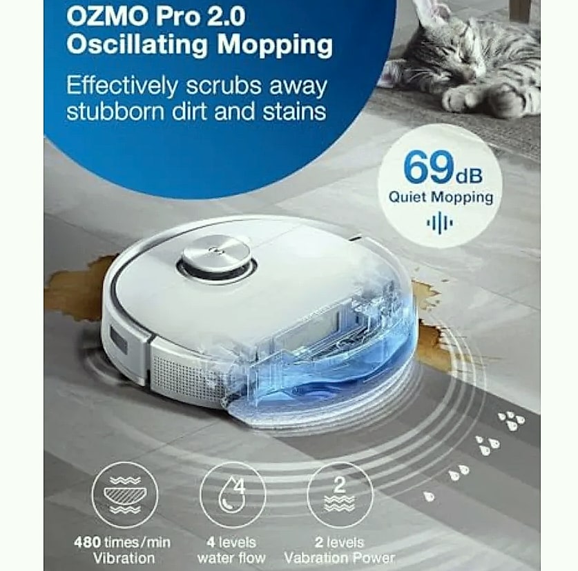 SHXI Robot Vacuum and Mop Combo with Auto-Empty Station