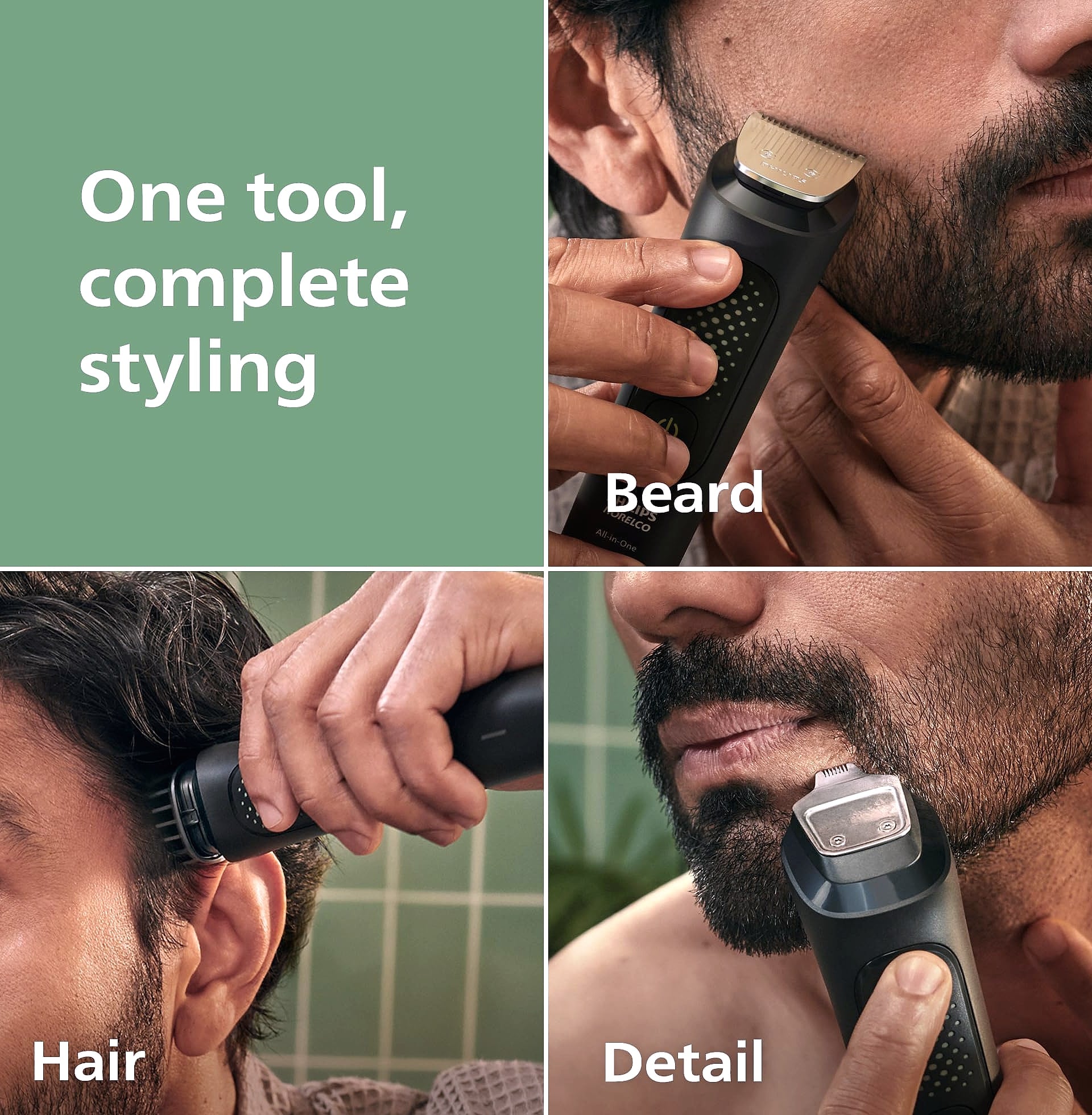 Norelco 3000 Series 13-in-1 Beard and Head Hair Trimmer MG3939/50