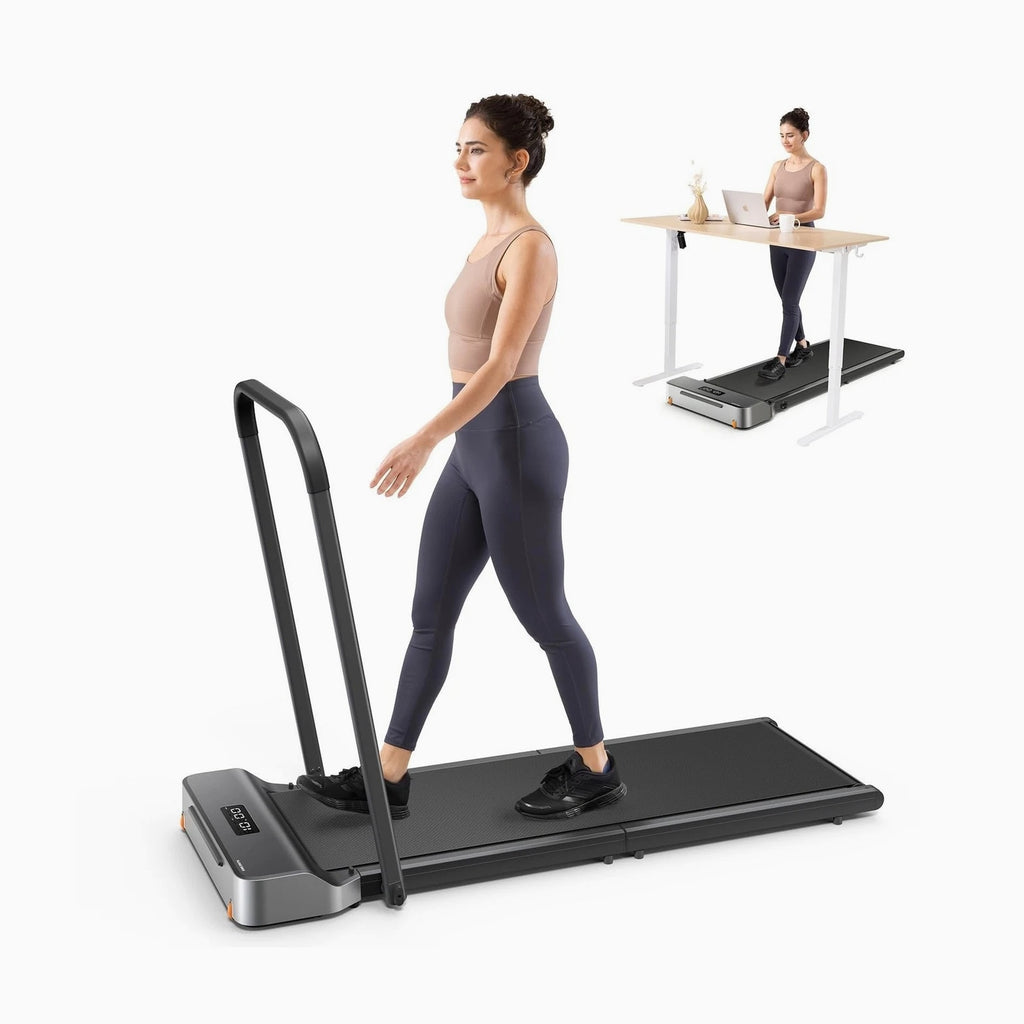 WalkingPad Foldable Walking Pad with Handle Bar, Treadmill for Home Office, Under Desk
