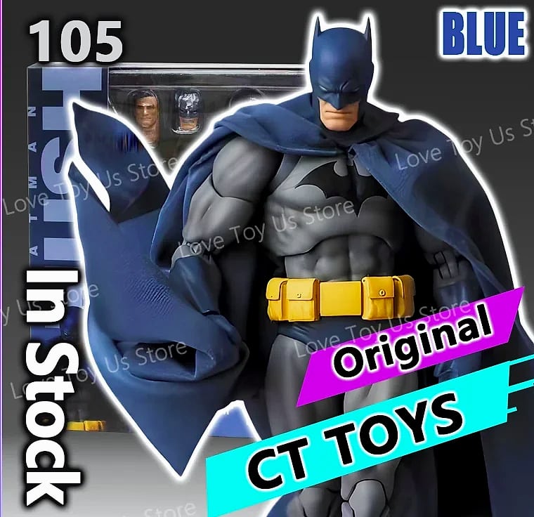 Hot Toys Mafex 105 Batman Hush Blue Version action figure