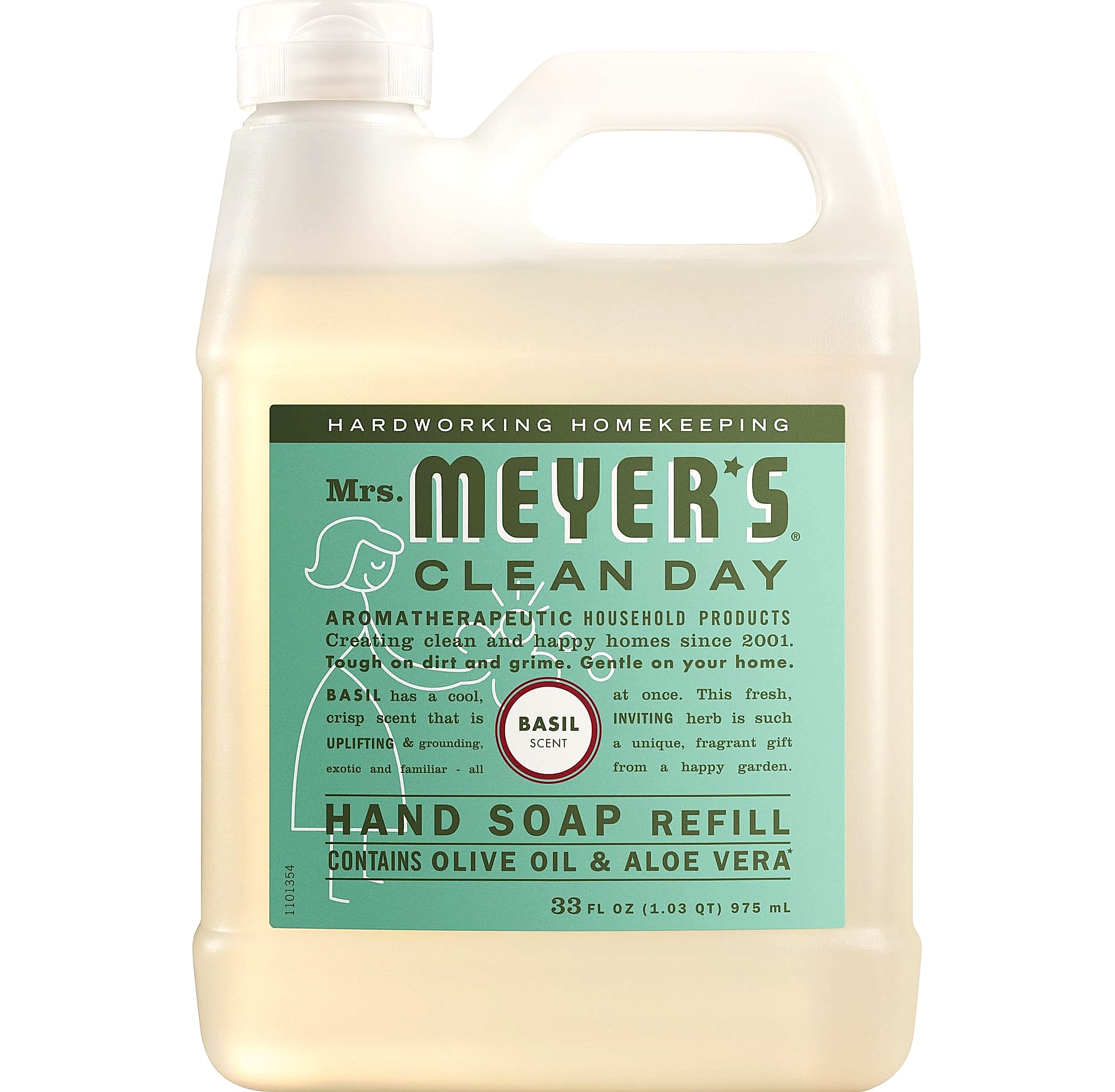 Mrs. Meyer's Clean Day Hand Soap Refill Rain Water 33 Oz
