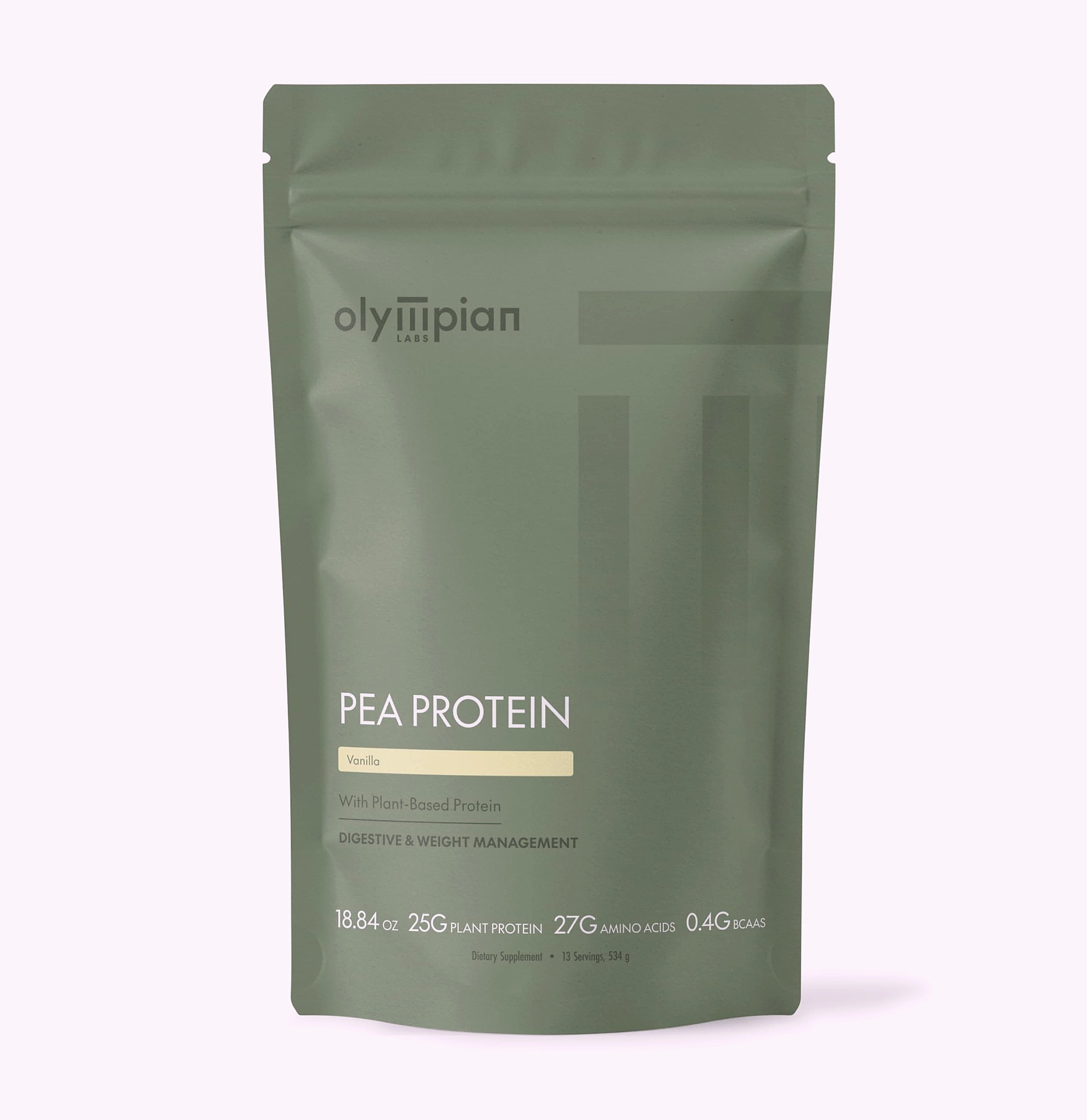 Olympian Labs Plant Based Pea Protein Powder Vanilla 25g