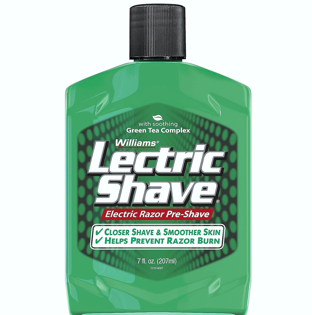 Williams Lectric Shave Electric Razor Pre-Shave, 7 oz
