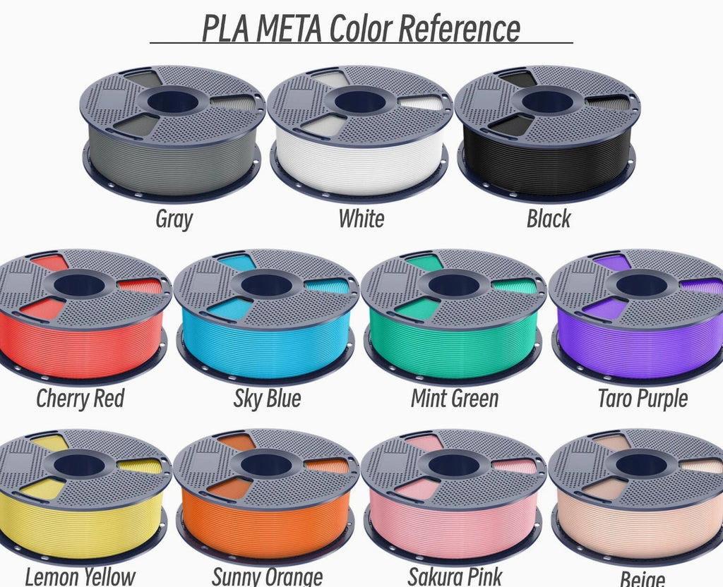 SUNLU 1KG 1.75MM High Hardness Meta PLA Filament Highly Fluid for 3D Printer