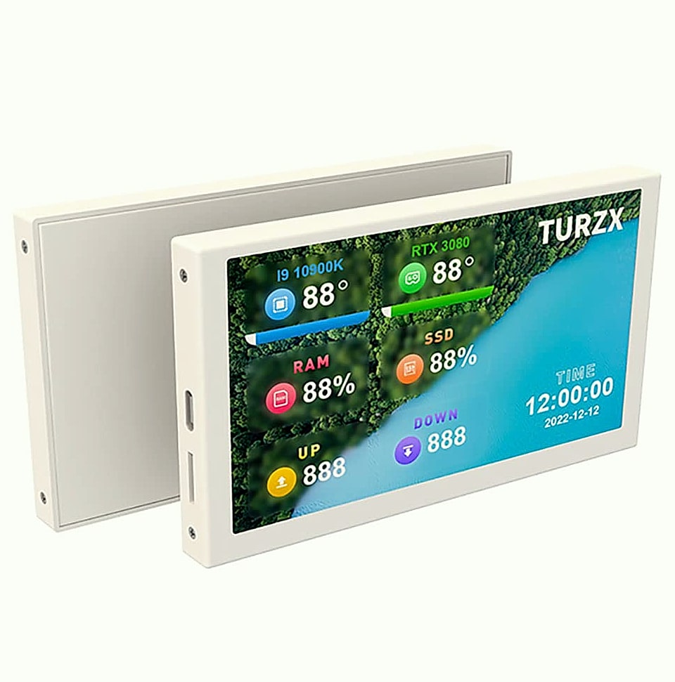 EDIY 5 inch IPS USB Mini Screen PC CPU Temperature Monitor
