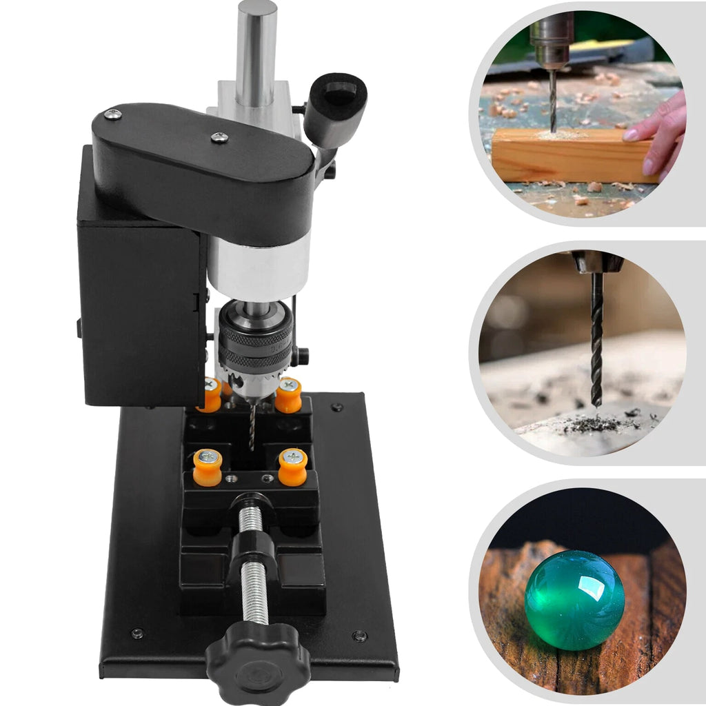 Power Bench Drill, Mini Drill Press, Adjustable Speed Electric Drilling Machine~