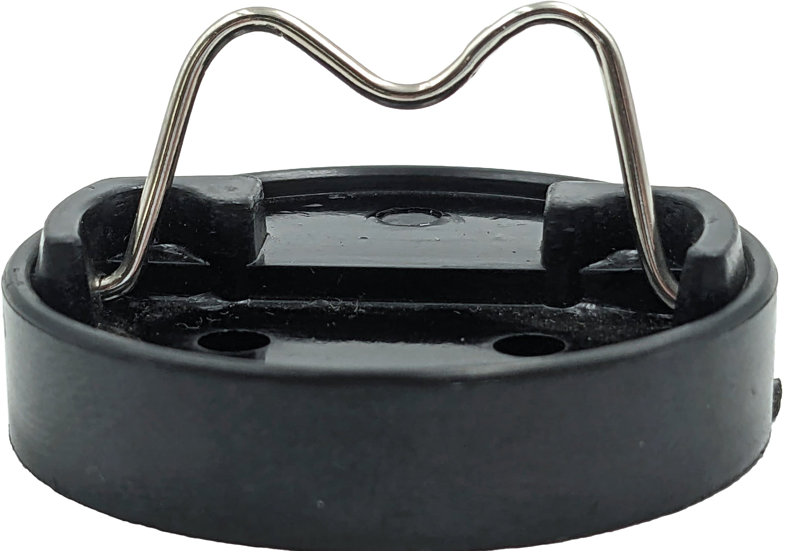 Electronix Express Mini Portable Soldering Iron Stand, Collapsible, Heat-Resistant Plastic, Stainless Steel Bracket, Measures 1.67" x 1.67" x 0.44"