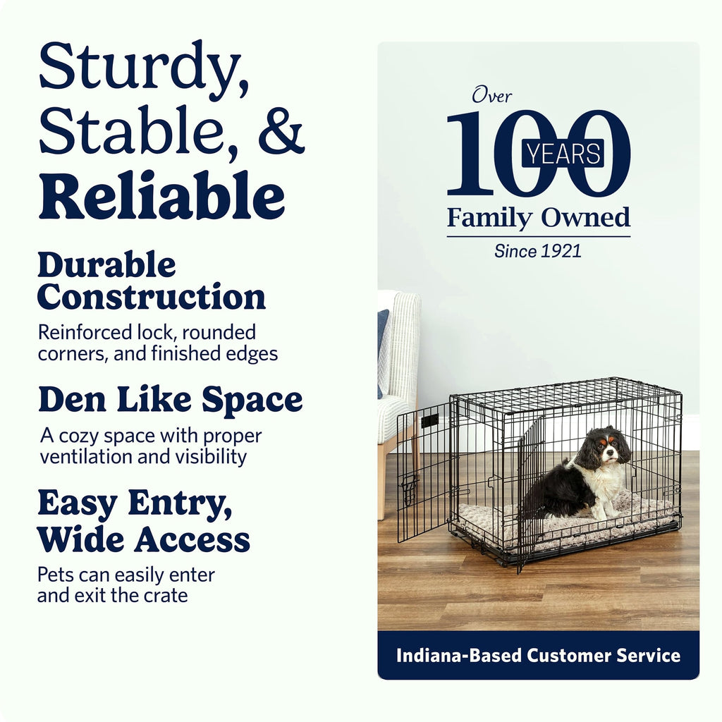 MidWest Homes for Pets 30-Inch iCrate Dog Crate for Medium Breeds