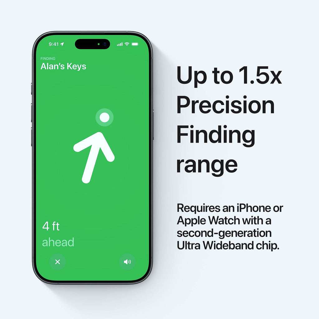 Apple AirTag 2nd Generation Item Tracker with Precision Finding