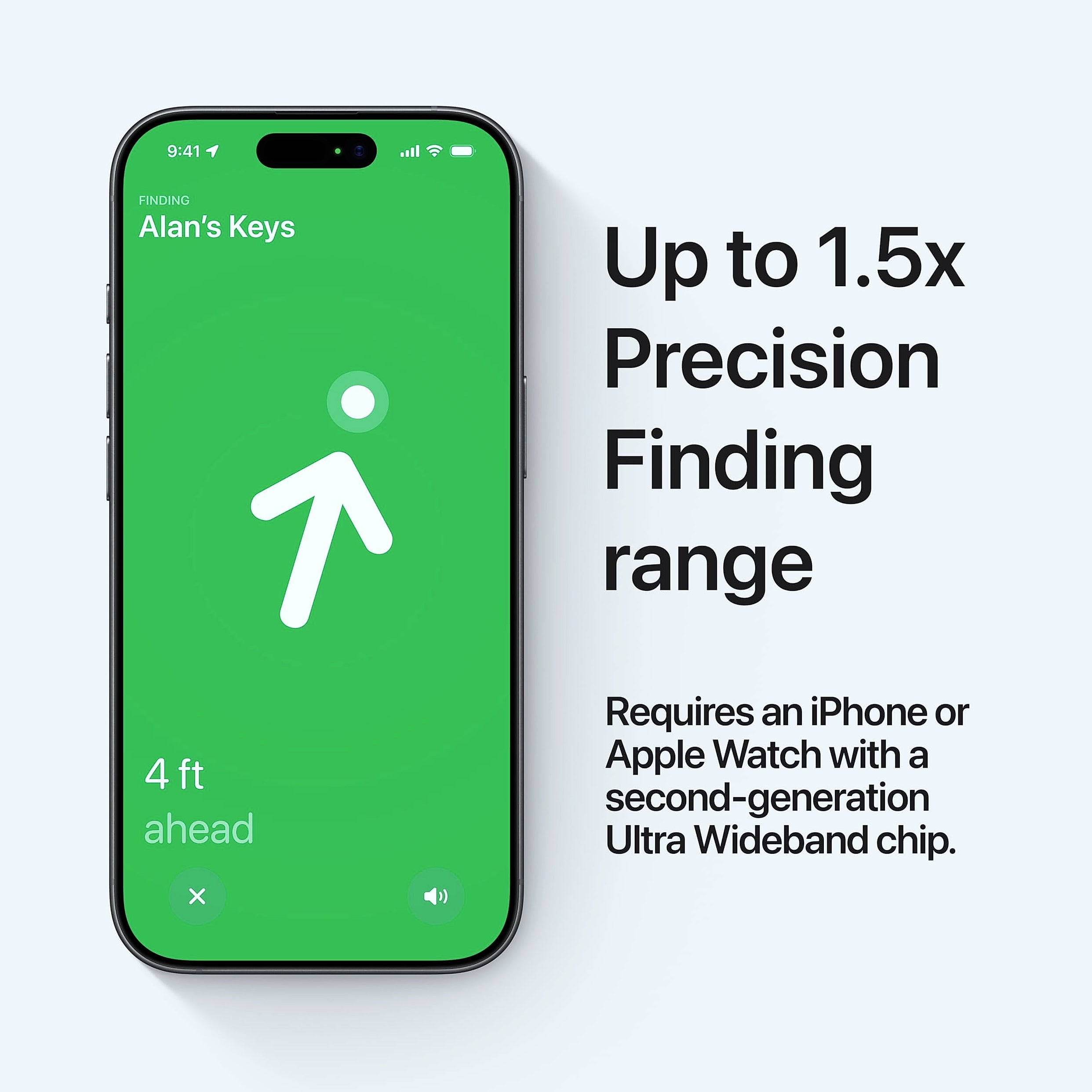 Apple AirTag 2nd Generation Item Tracker with Precision Finding