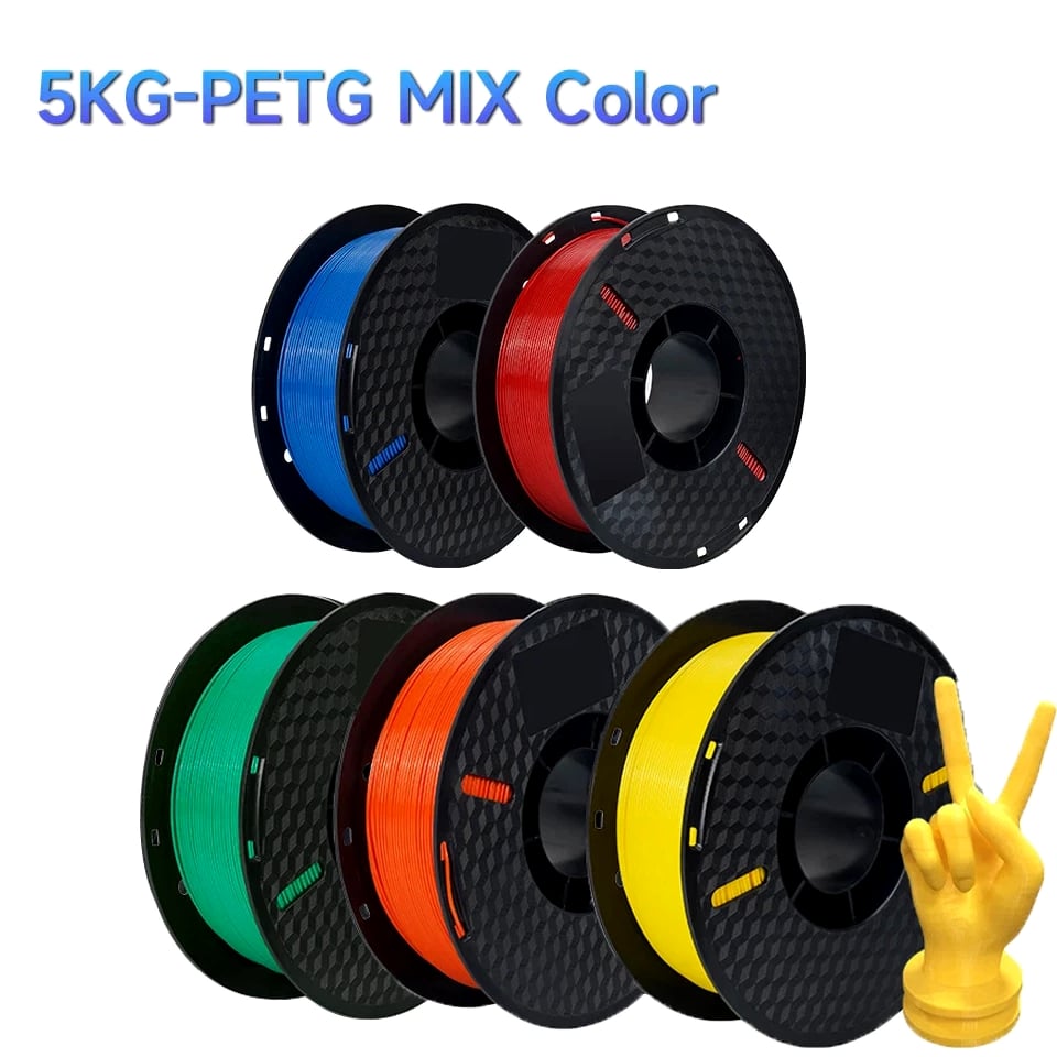PETG Filament For 3D Printer Plastic Material 22LBS 1.75mm Non-Toxic 3D Filament