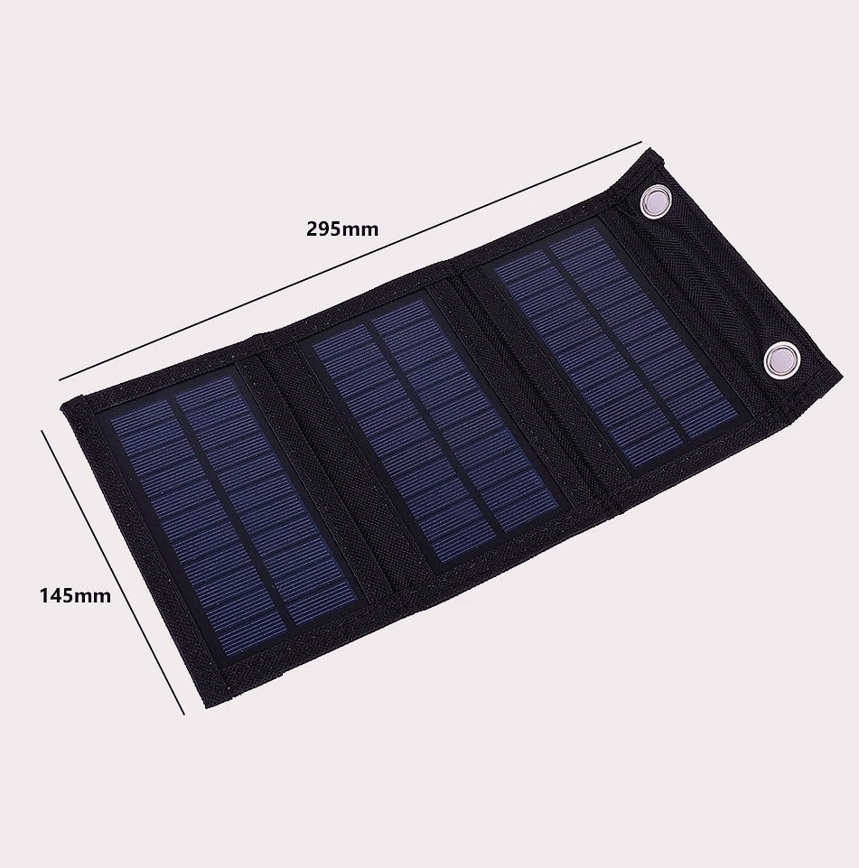 APWIKOGER 30W Solar Panel Portable 5V Phone Charger