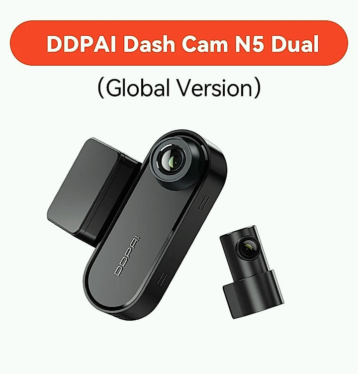 DDPAI N5 Dual 4K Dash Cam with Front and Rear Recording