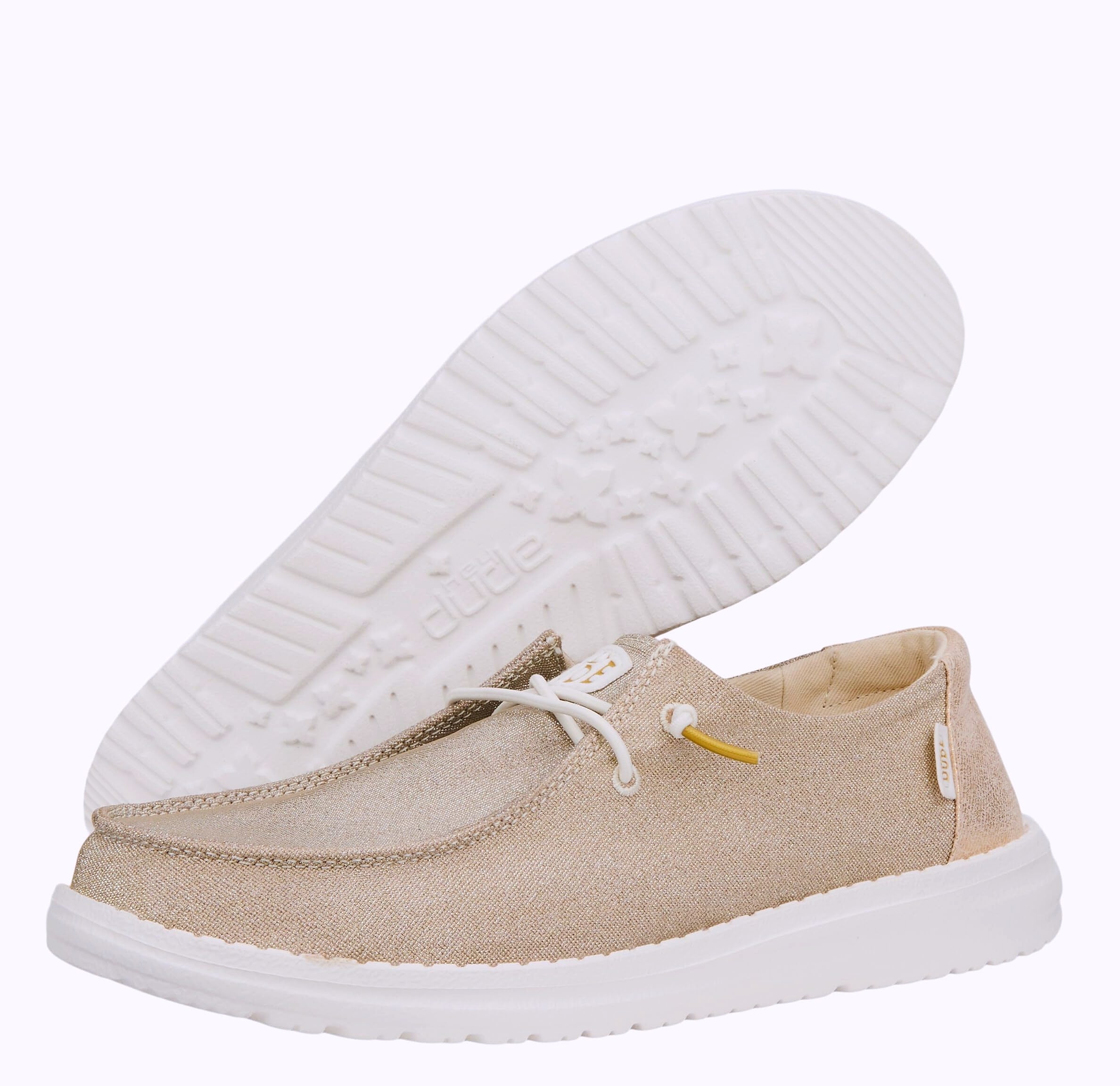 Hey Dude Women's Wendy Metallic Sparkle Slip-On Loafer