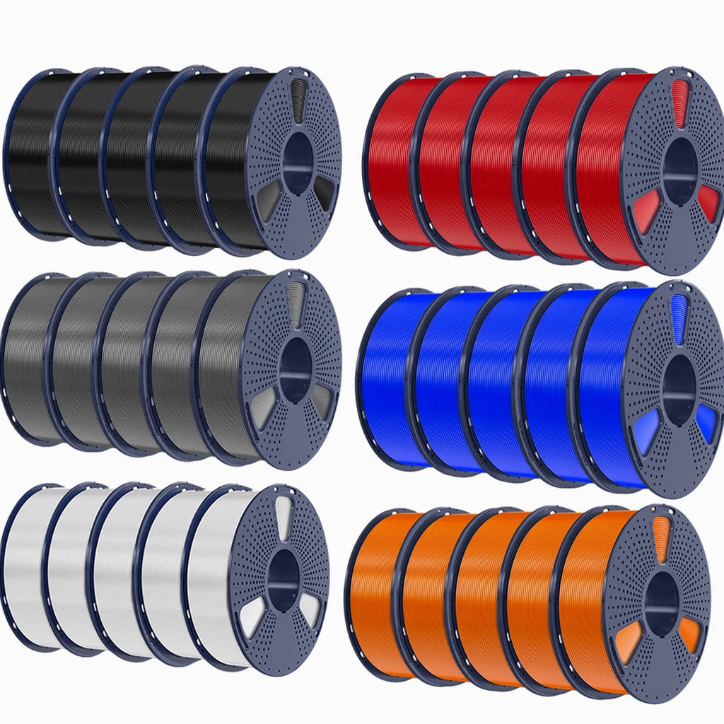 SUNLU 10KG PETG 3D Printer Filament 1.75mm PETG 1KG/ROLL +/-0.02mm Multicolor