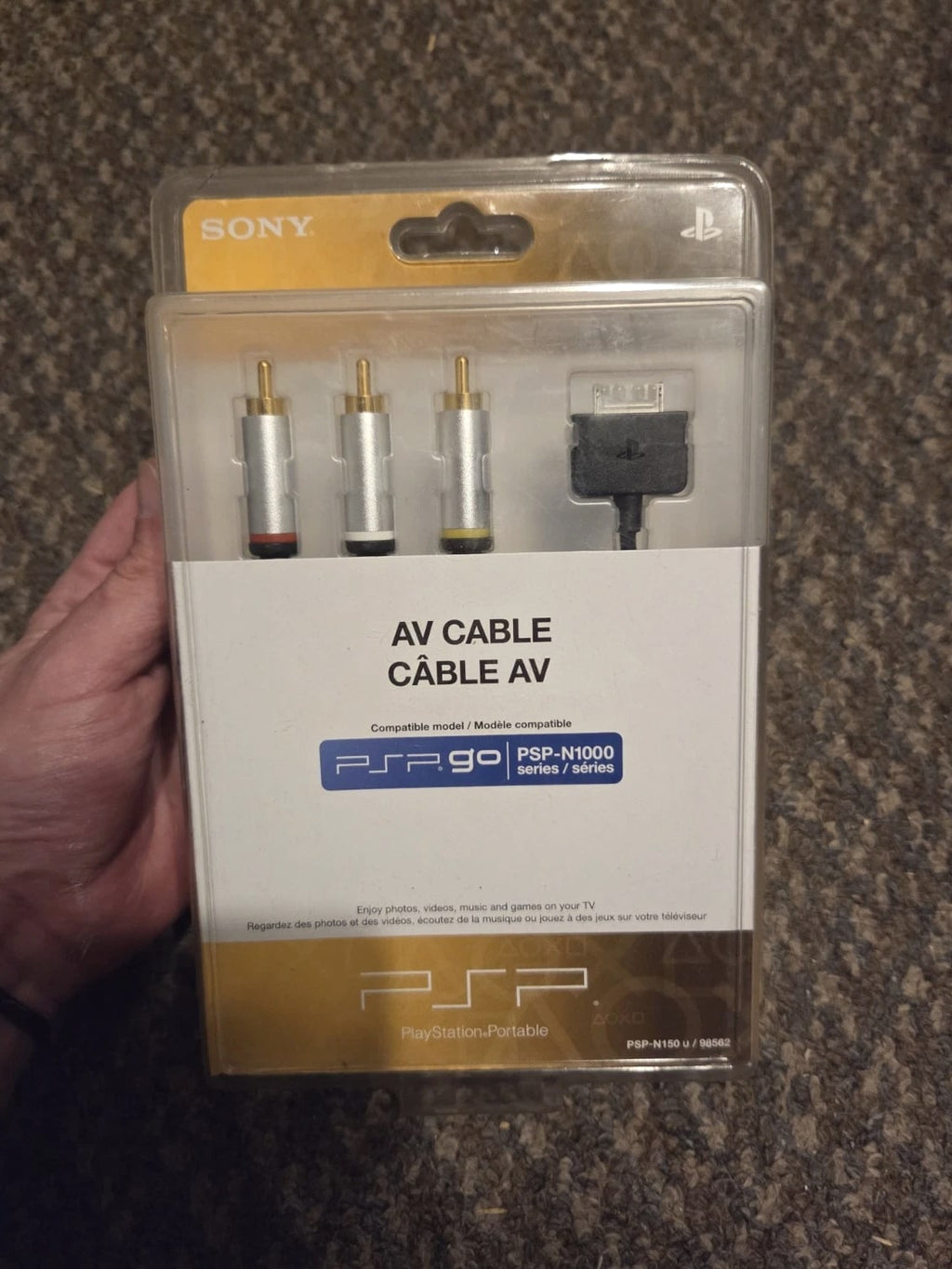 Sony AV Cable PSP-N150 2.5m Composite RCA - PSP Go PSP-N1000 Series