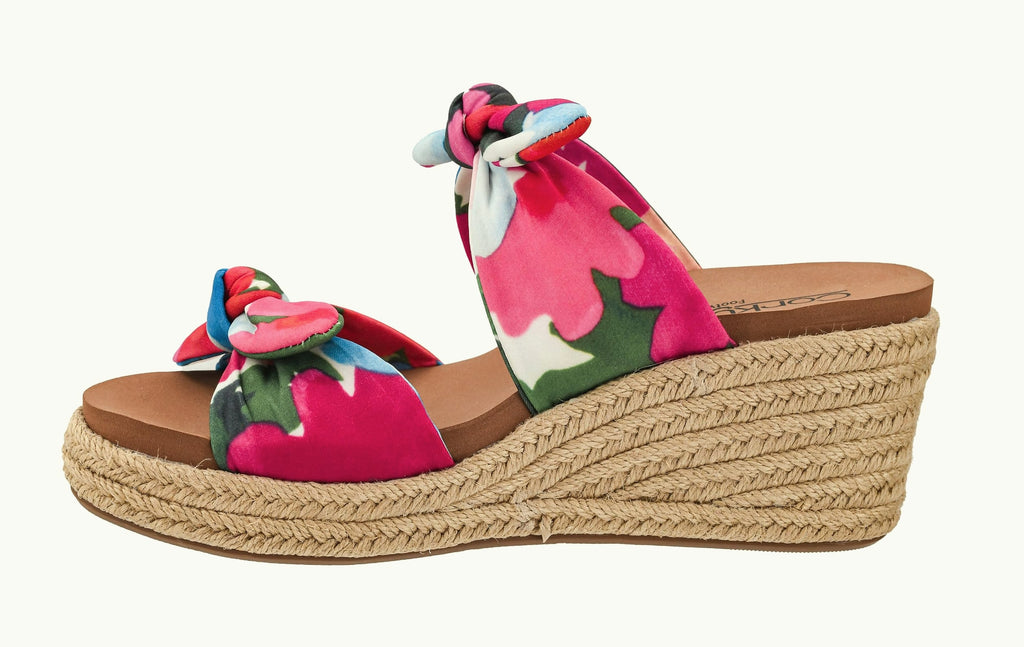 Corkys Footwear Women's Tie The Knot Wedge Sandal