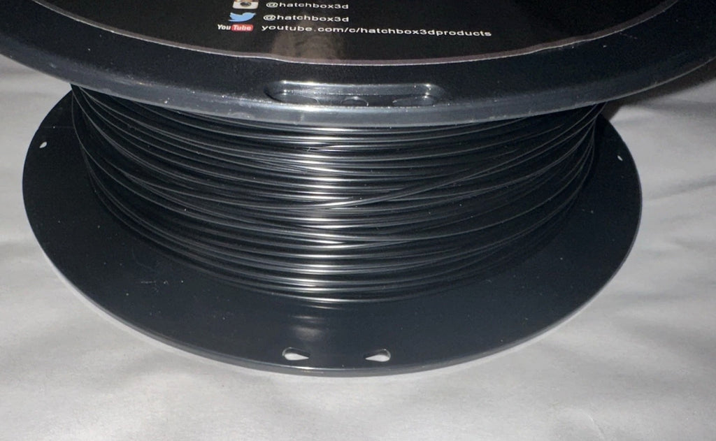 HATCHBOX ABS 1.75 mm 3D Printer Filament in Black, 1kg Spool