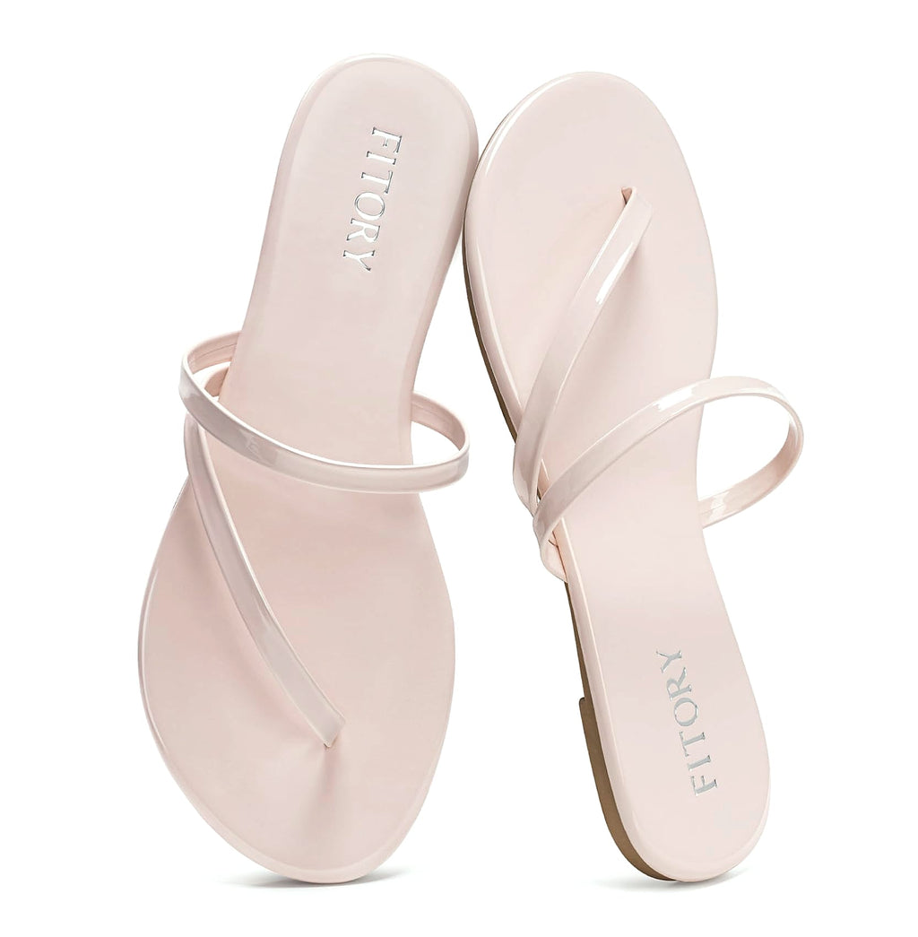 FITORY Women's Flip Flops Strappy Sandals Size 6-11