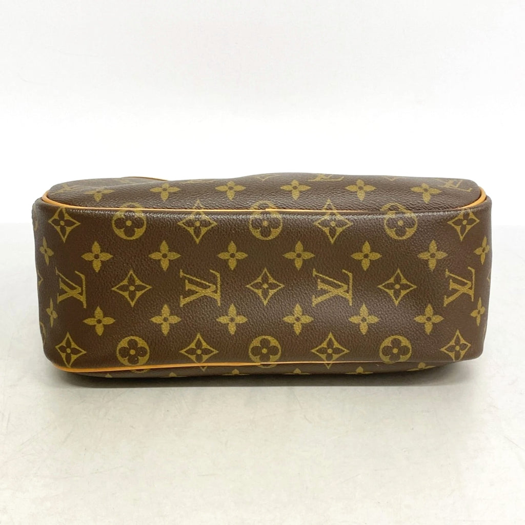 Louis Vuitton Monogram Trouville Handbag M42228 Brown Women's GZl1ha34