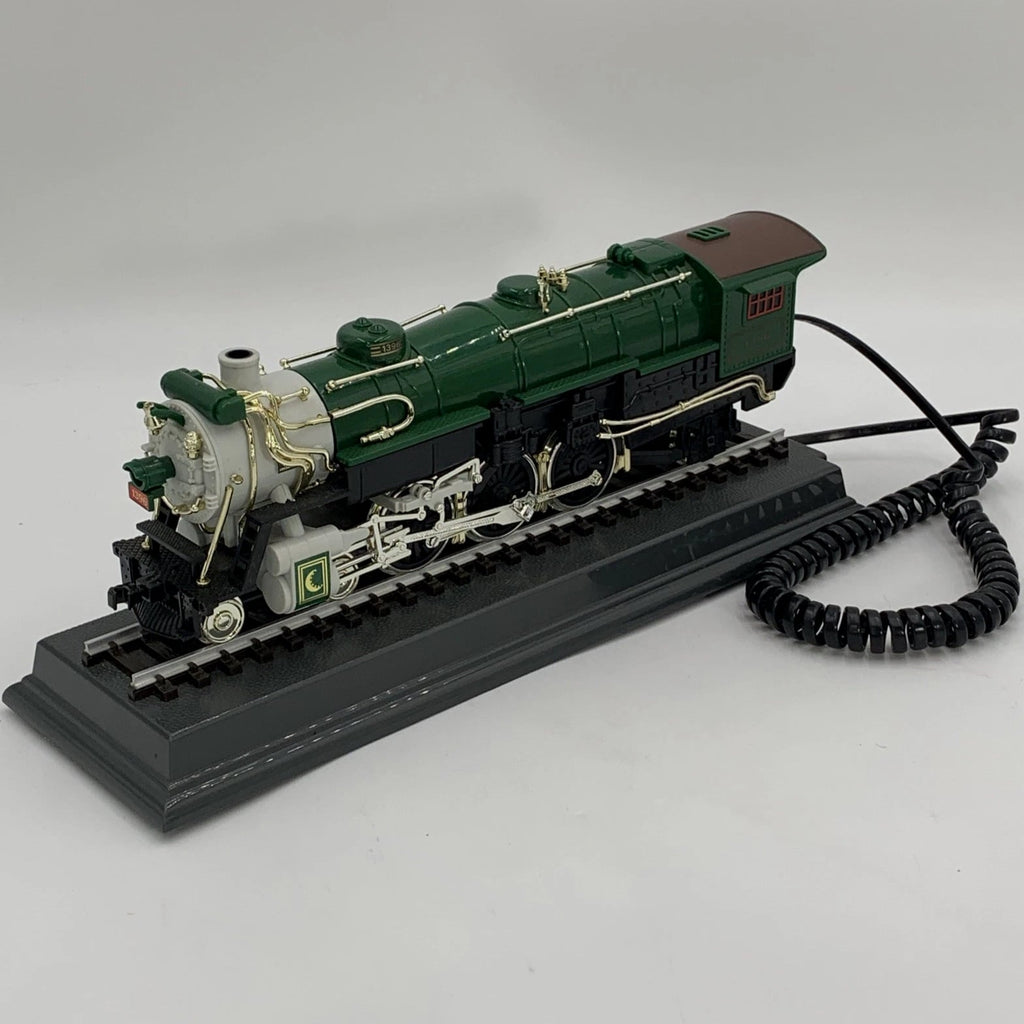Vintage Telemania Crescent 1925 Train Desk Telephone Steam Locomotive - UNTESTED
