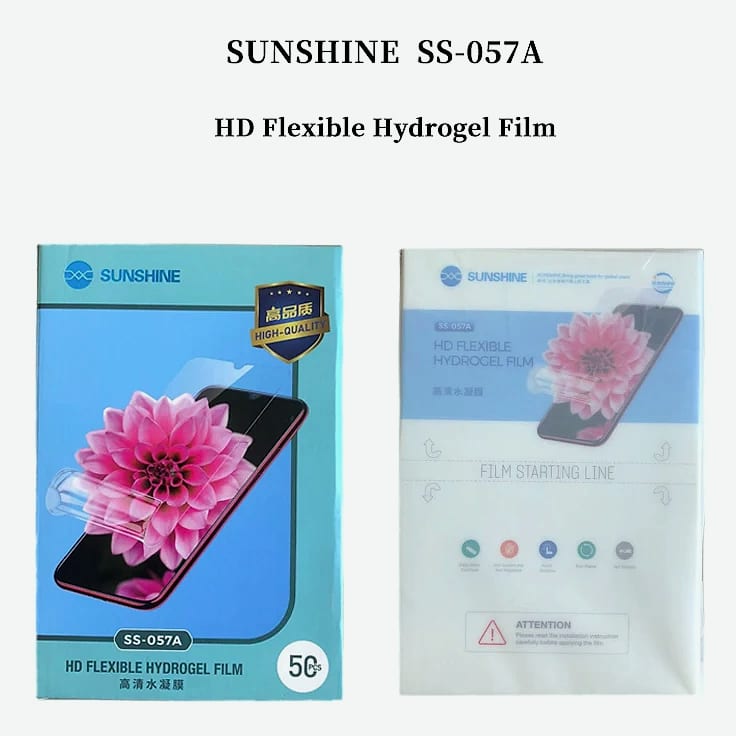 Sunshine SS-057 Hydrogel Screen Protector Film for Mobile Devices