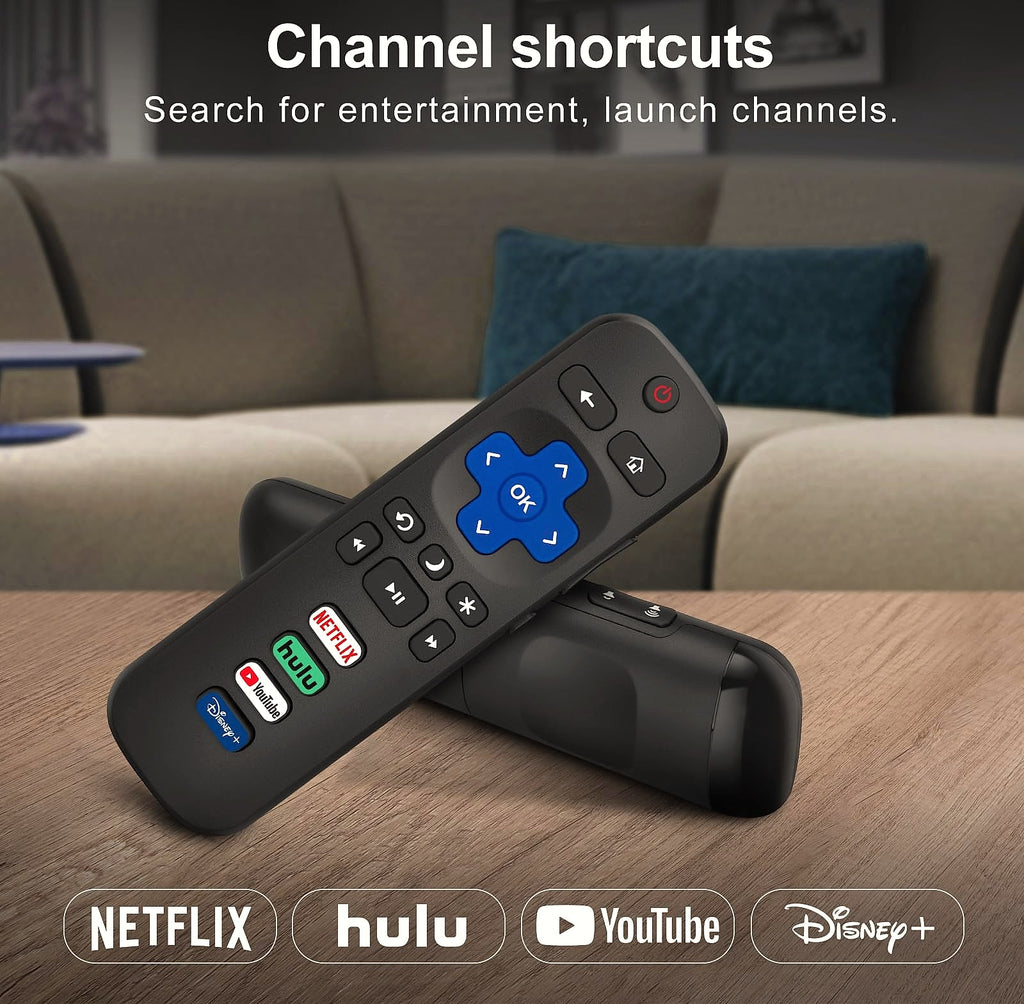 Acoyer Replacement Remote Control for Roku TV, 2-Pack