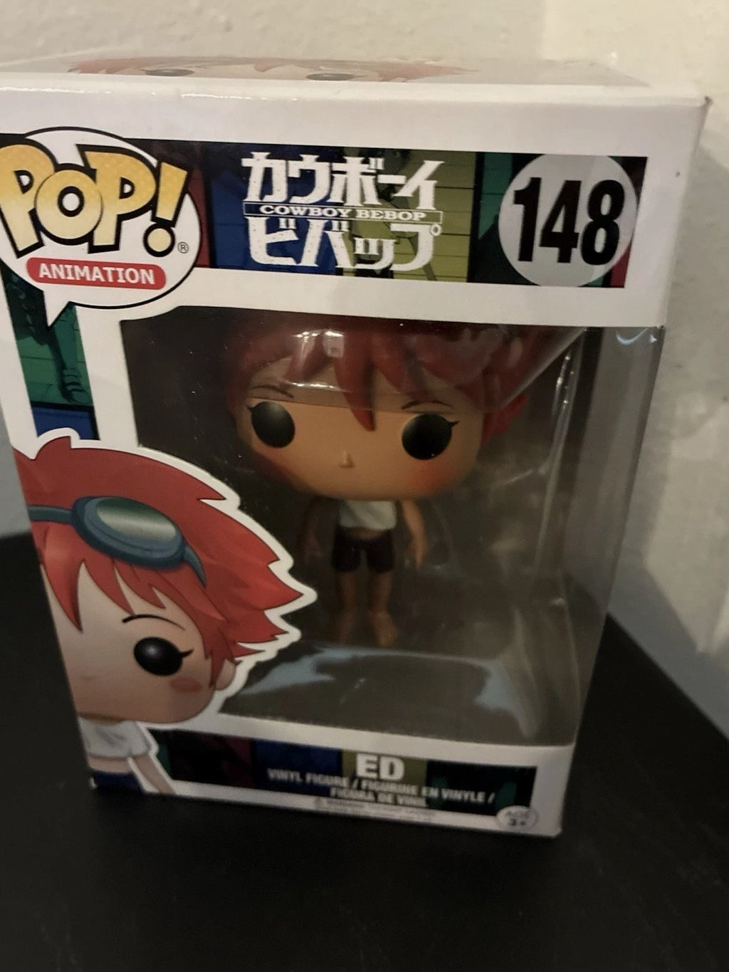 Funko Pop! Animation Cowboy Bebop Ed #148 & Ed and Ein #470 Vinyl Boxed Figures