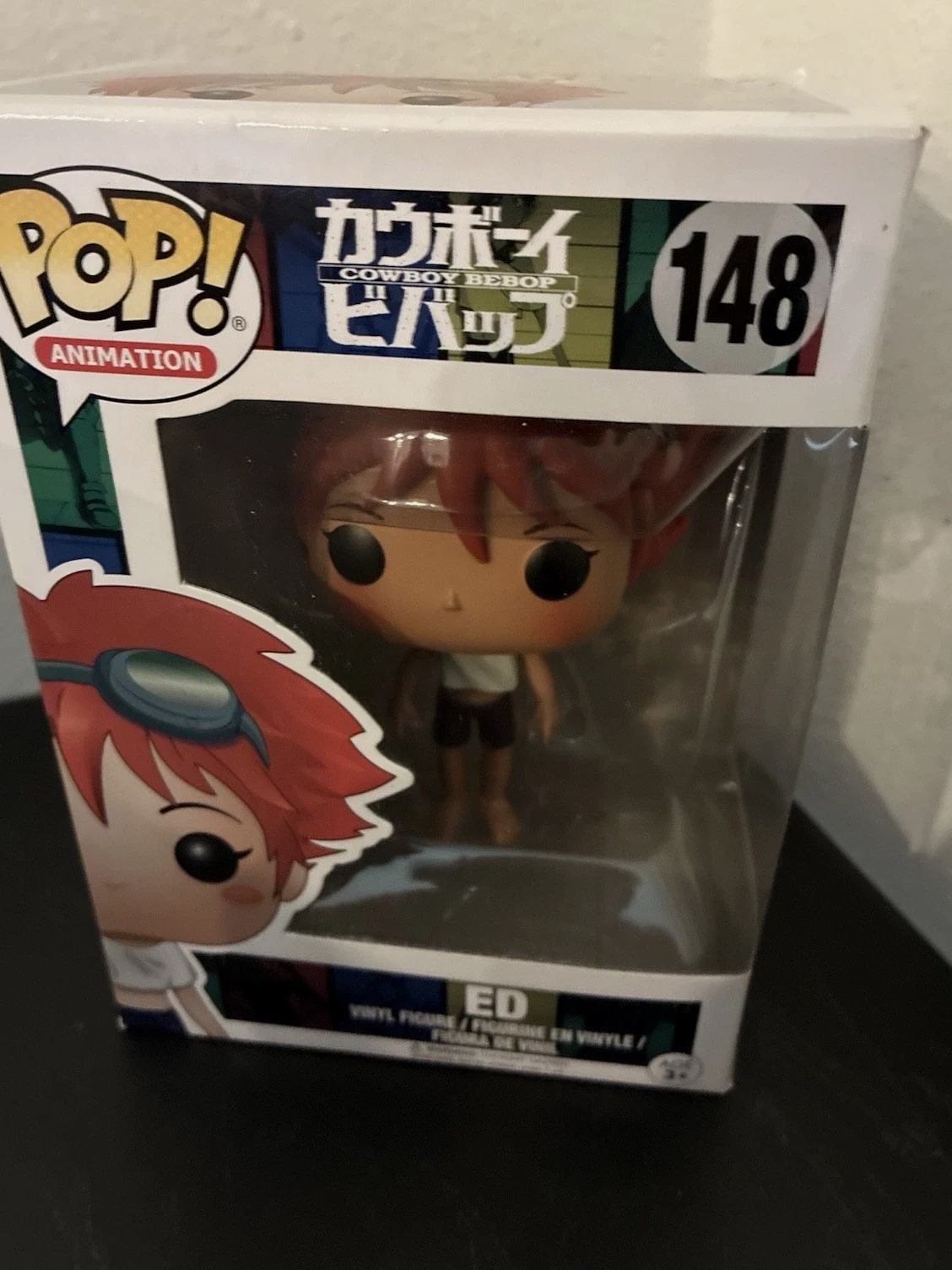 Funko Pop! Animation Cowboy Bebop Ed #148 & Ed and Ein #470 Vinyl Boxed Figures