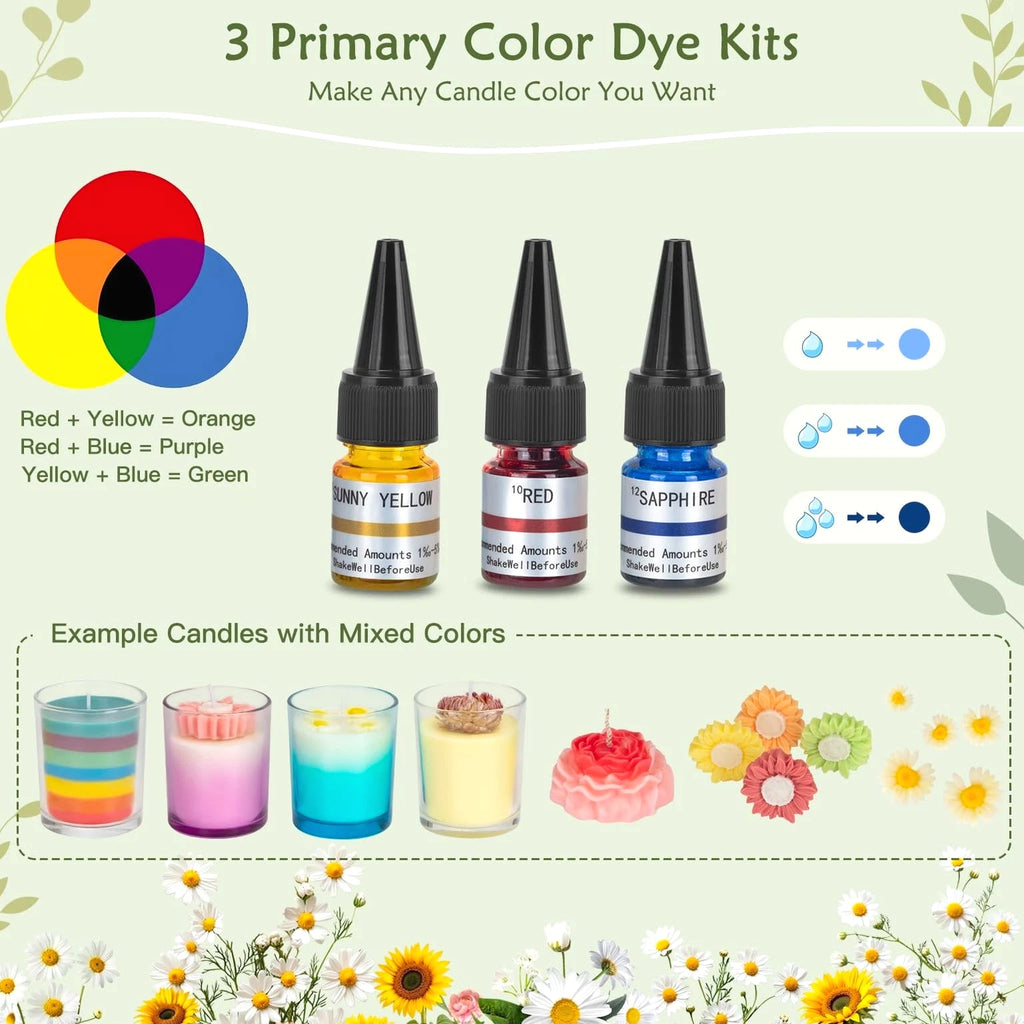 Candle Making Kit for Adults Beginners – 1200g Soy Wax, Digital Wax Melting Pot...