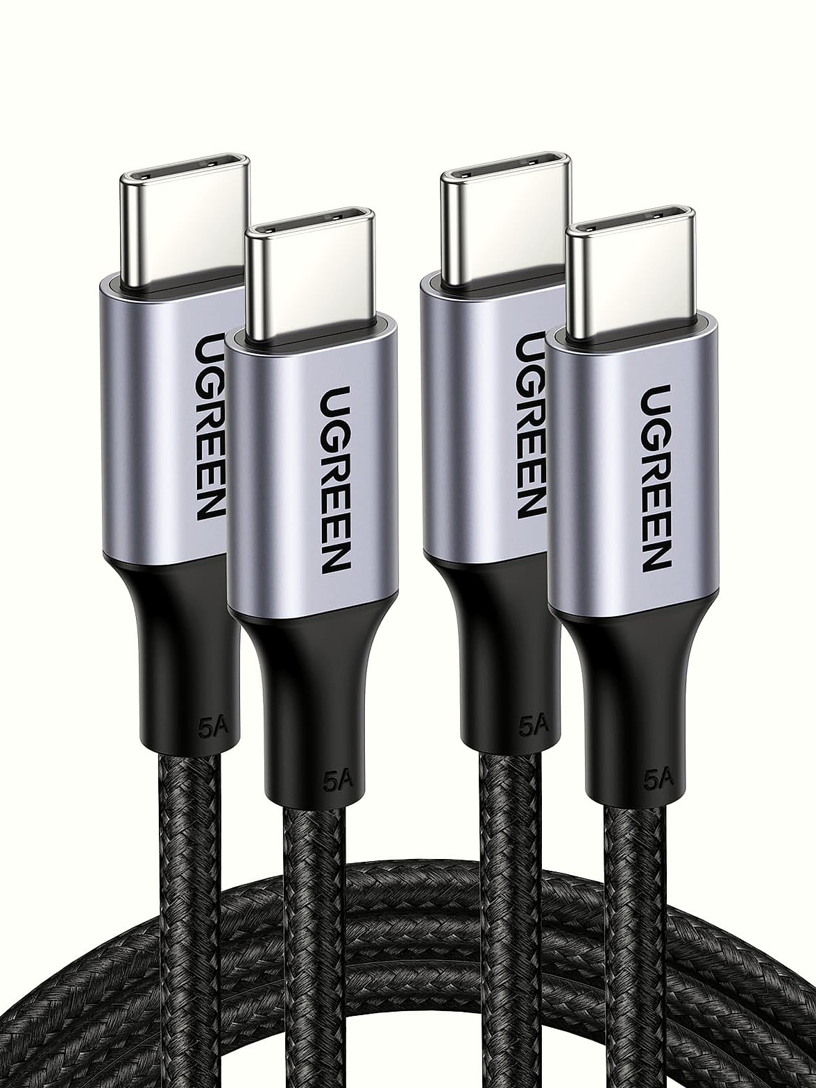 UGREEN USB C to USB C Cable 100W 2-Pack Fast Charging