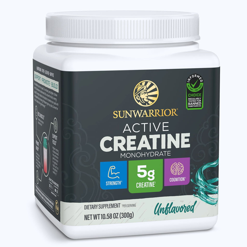 Sunwarrior Creatine Monohydrate Powder Micronized 60 Servings
